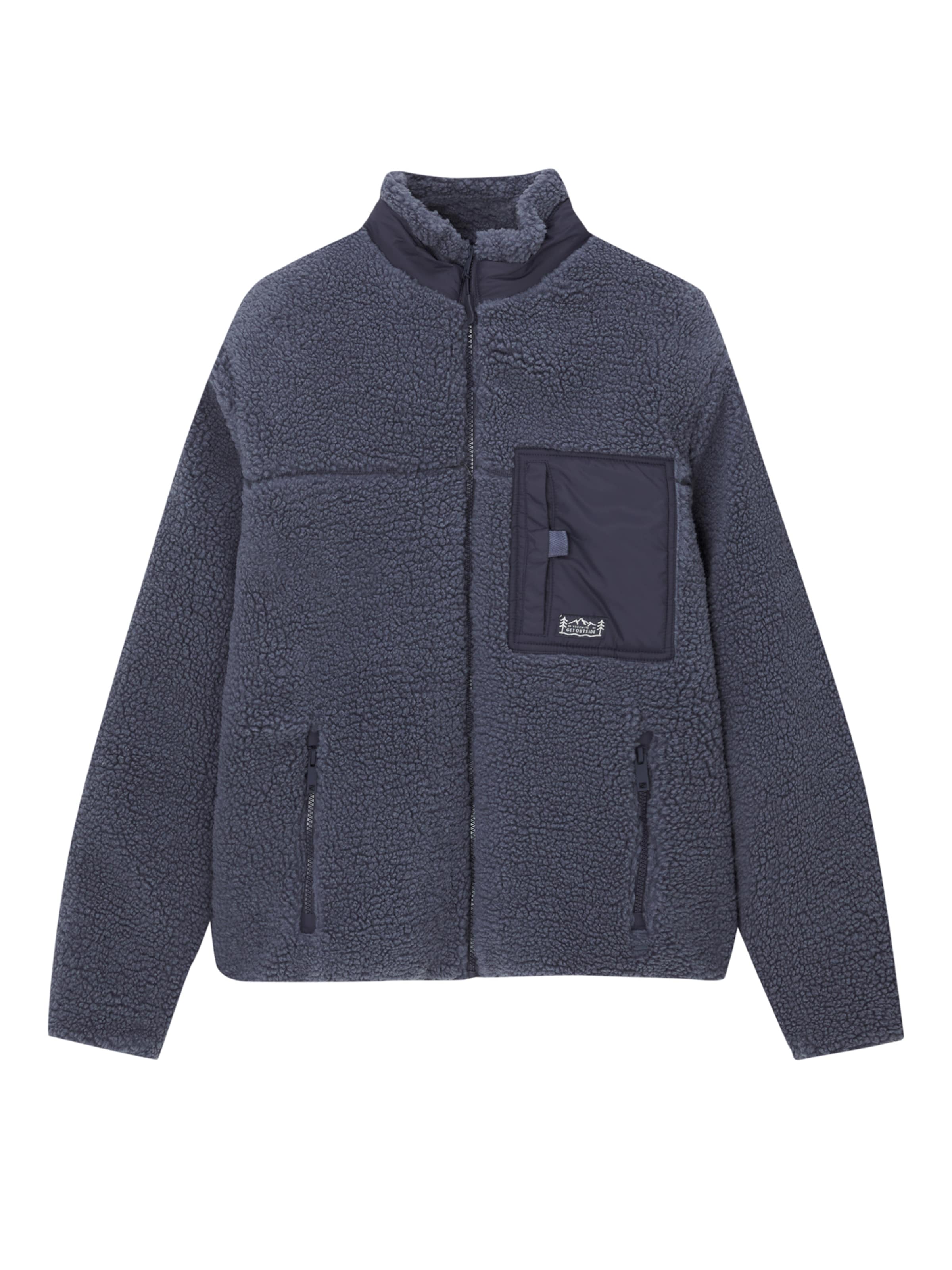 Veste en polaire Pull Bear en Bleu Marine ABOUT YOU