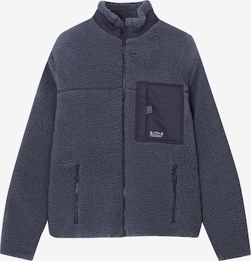 Pull&Bear Fleecejacke in Blau: predná strana