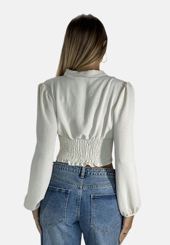 Elara Blouse in Beige