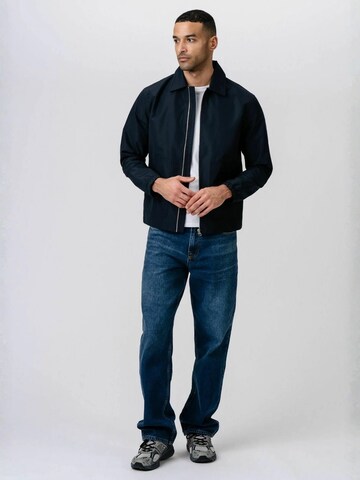 Veste mi-saison ' Short Zip ' TEESHOPPEN en bleu