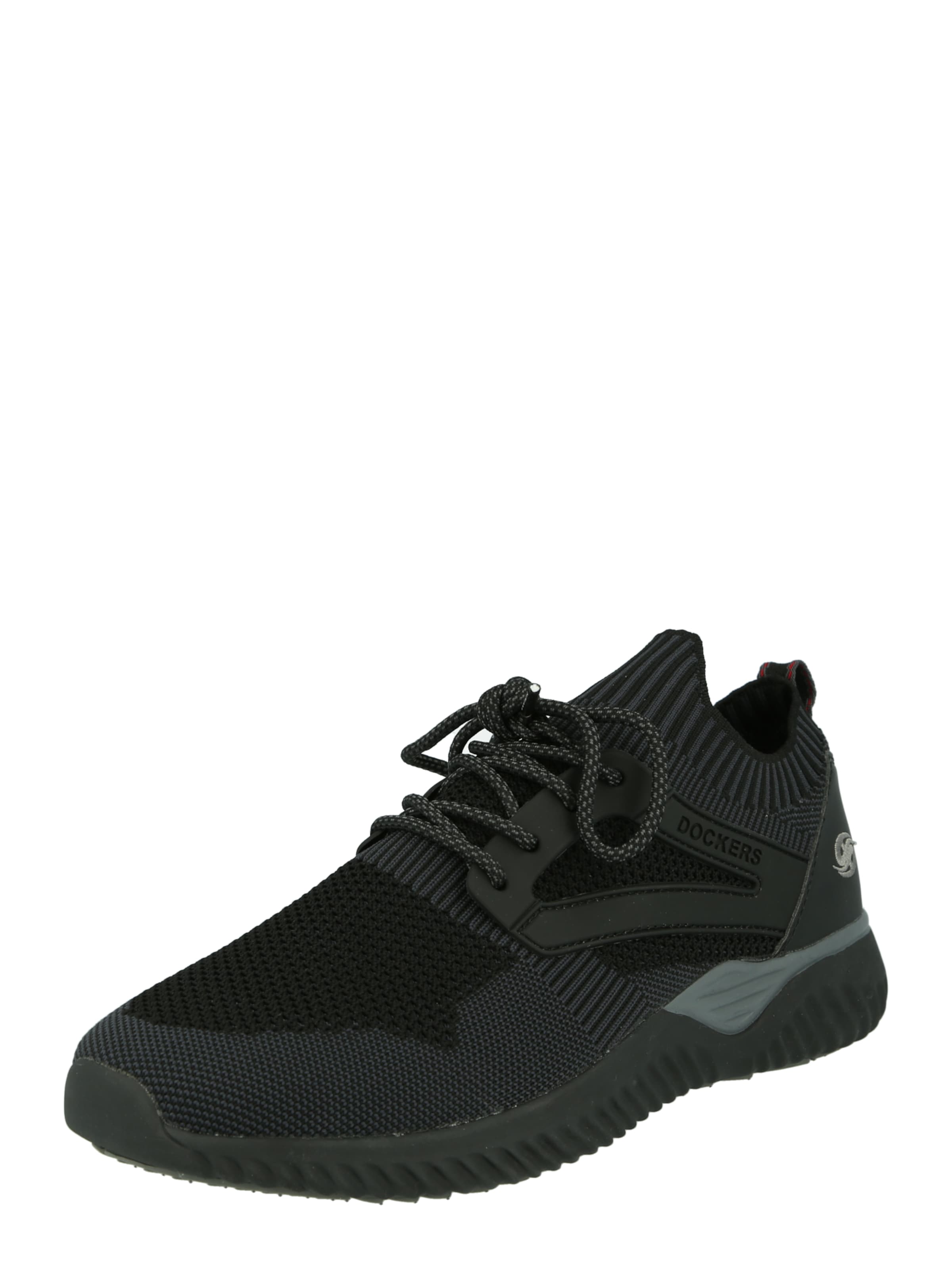 Baskets basses Dockers by Gerli en noir : devant