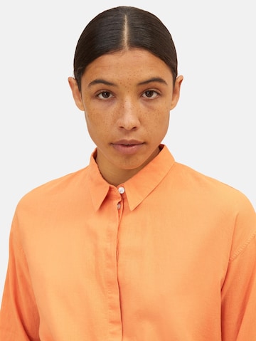 TOM TAILOR Bluse in Orange