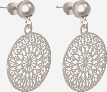 Gemshine Earrings 'Yoga Mandala' in Silver