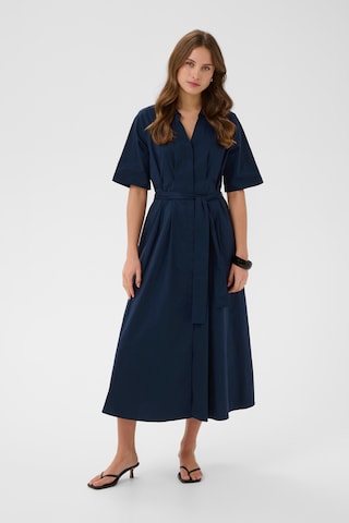 CULTURE Blusenkleid 'CUNizzy Antoinett' in Blau: Vorderseite