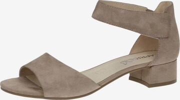 CAPRICE Sandals in Grey: front