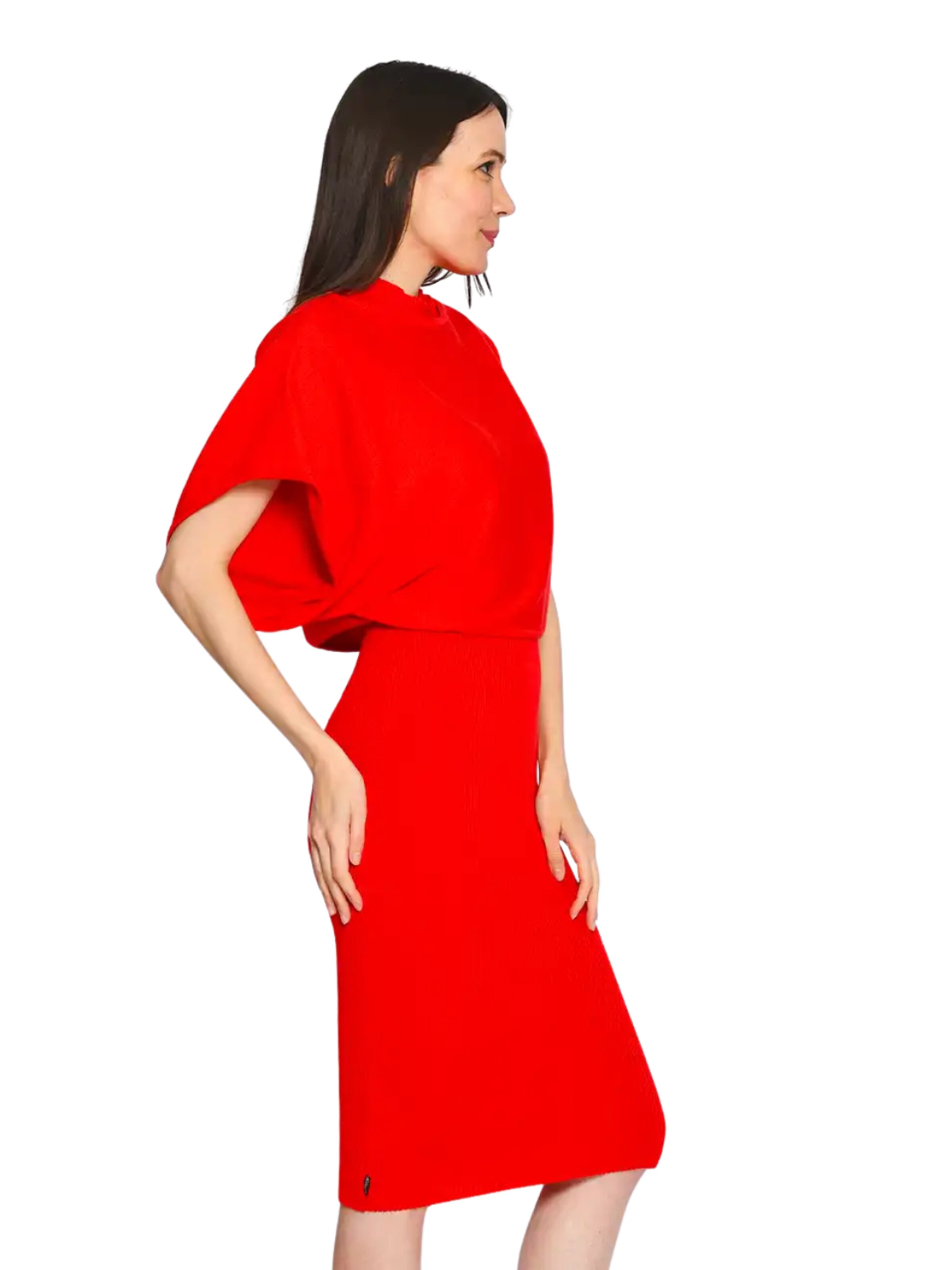 Süel knitwear - Top de punto 'Hanna' en rojo