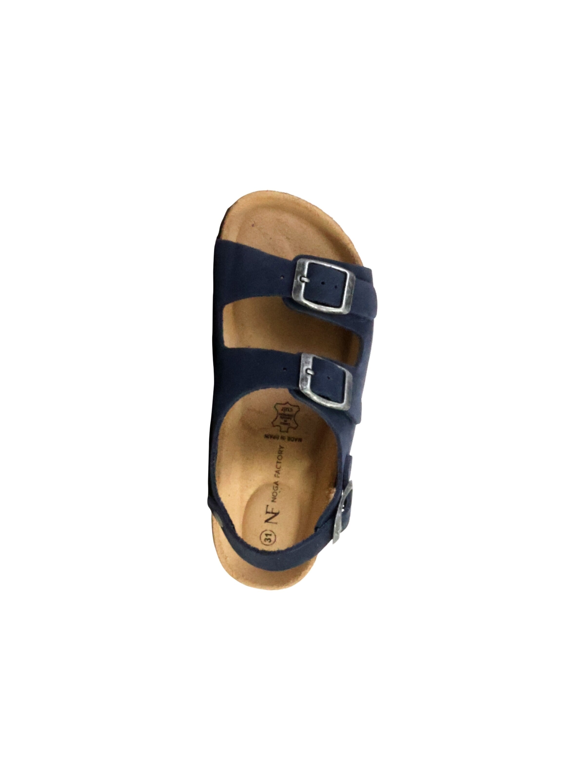 The Divine Factory Huisschoenen 'Kinder-Lederpantolette Noga Mistraly BS Edge' in Blauw