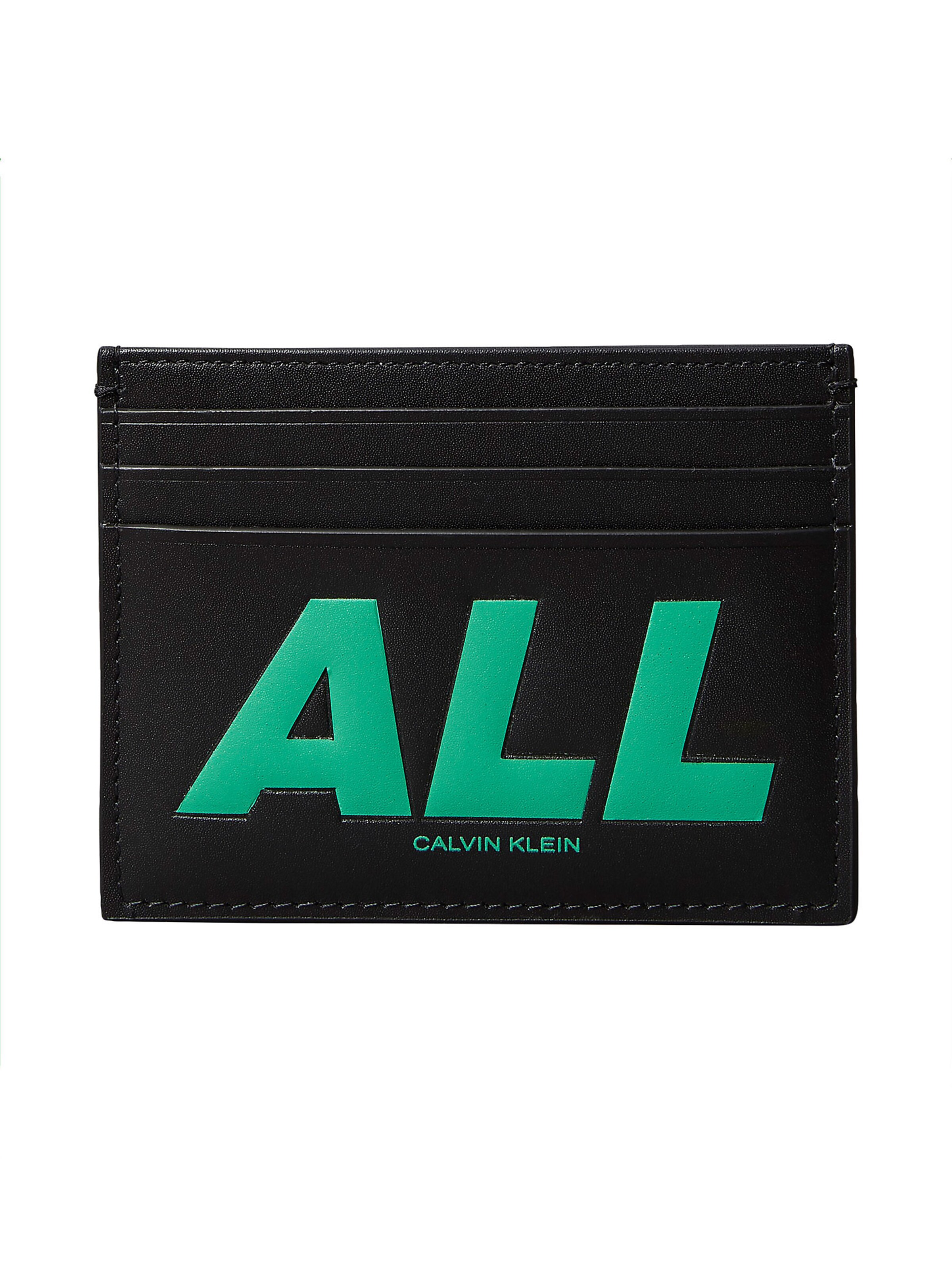 Calvin Klein Wallet in Black: front