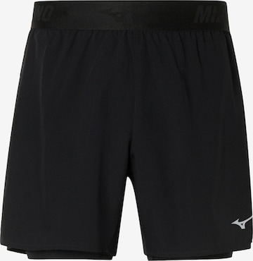 MIZUNO Regular Sporthose in Schwarz: Vorderseite