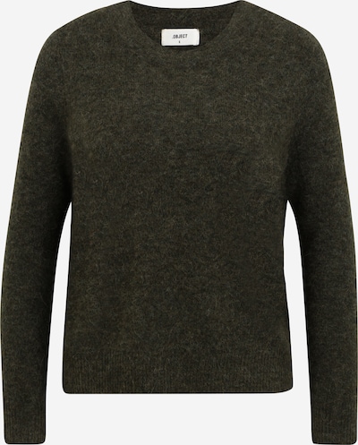 OBJECT Petite Pullover 'Nete' in dunkelgrün, Produktansicht