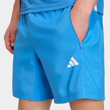 ADIDAS PERFORMANCE Regular Workout Pants in Blue