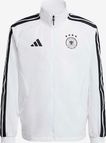 Veste de sport 'DFB H AN' ADIDAS PERFORMANCE en blanc : devant