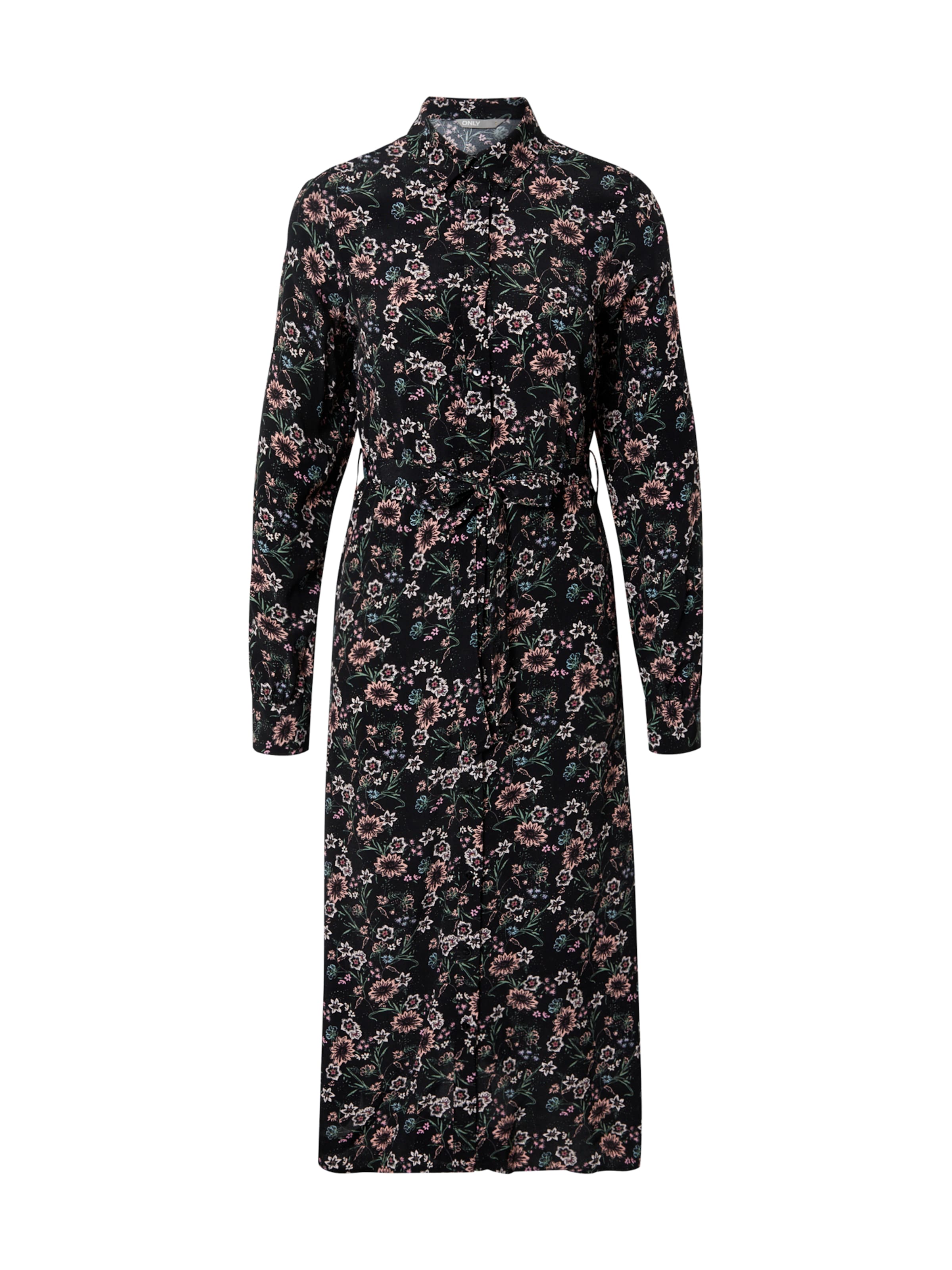 ONLY Shirt Dress 'Zelma' in Black: front