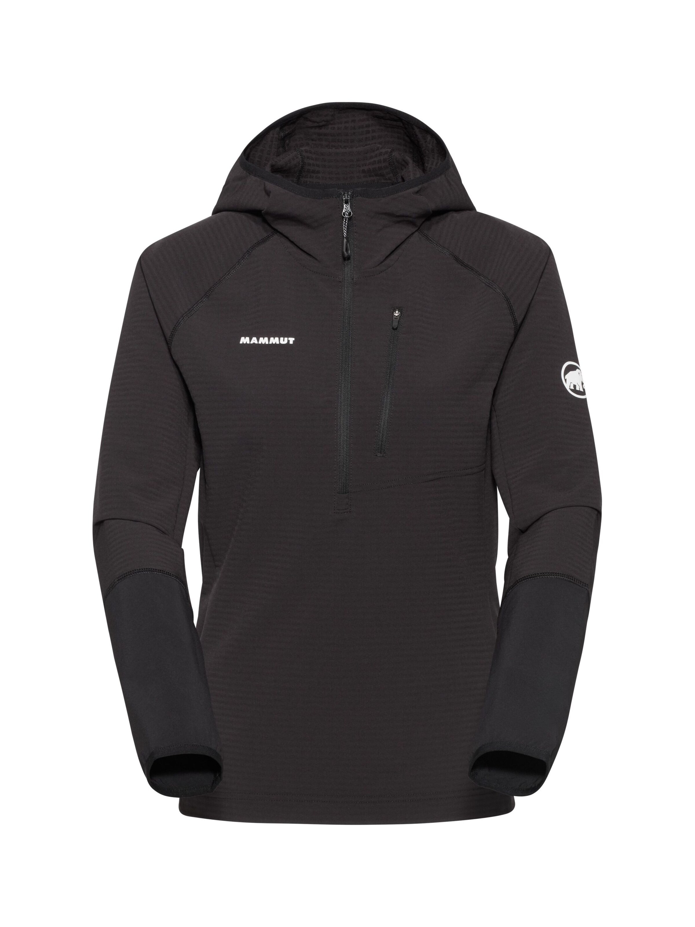 MAMMUT Sportsweatshirt in Schwarz: Vorderseite