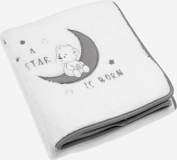 Couverture de bébé 'A star is born' Baby Sweets en blanc