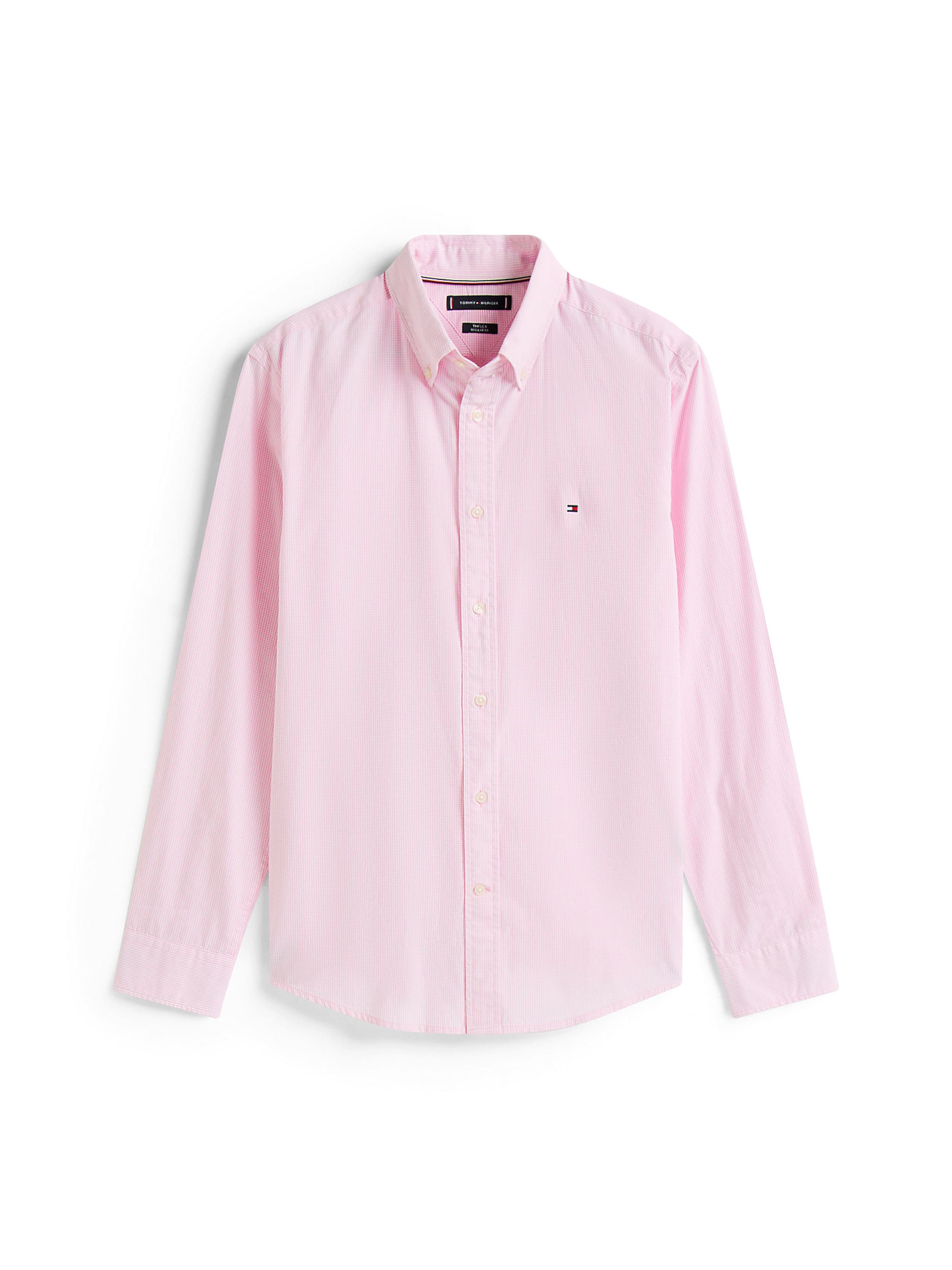 TOMMY HILFIGER Overhemd 'Flex' in Roze: voorkant