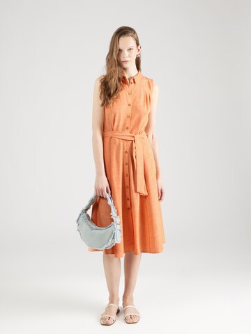 King Louie Shirt Dress 'Camonte' in Orange: front