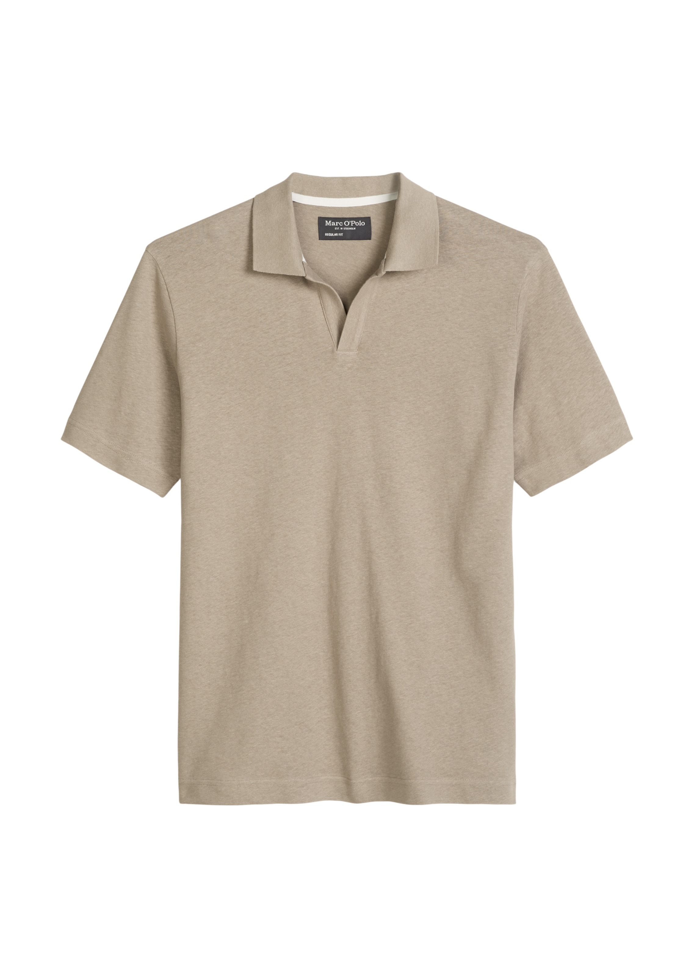 T-Shirt Marc O'Polo en beige : devant