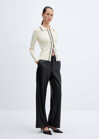 MANGO Loosefit Broek 'Mali' in Zwart