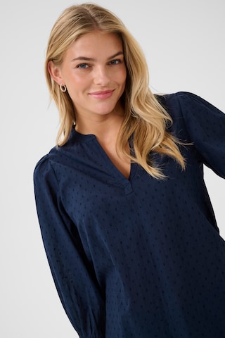 Kaffe Bluse in Blau