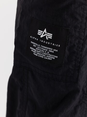 ALPHA INDUSTRIES Обычный Брюки-карго в Черный