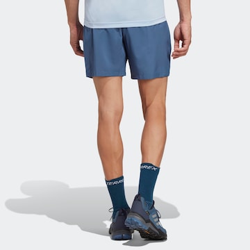 ADIDAS TERREX Regular Outdoorshorts 'Multi' in Blau