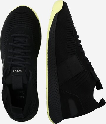 BOSS Black Sneakers low 'Titanium Runn' i svart