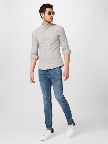 Lindbergh Slimfit Jeans 'Superflex' in Blau