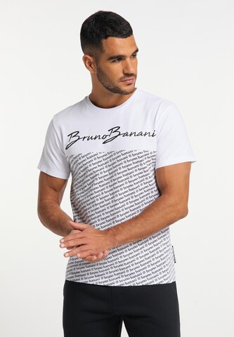T-Shirt 'SANCHEZ' BRUNO BANANI en blanc : devant