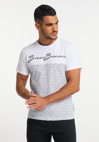 T-Shirt 'SANCHEZ' BRUNO BANANI en blanc : devant