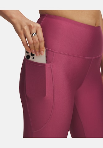 UNDER ARMOUR Skinny Sports trousers 'Tech Hi' in Red