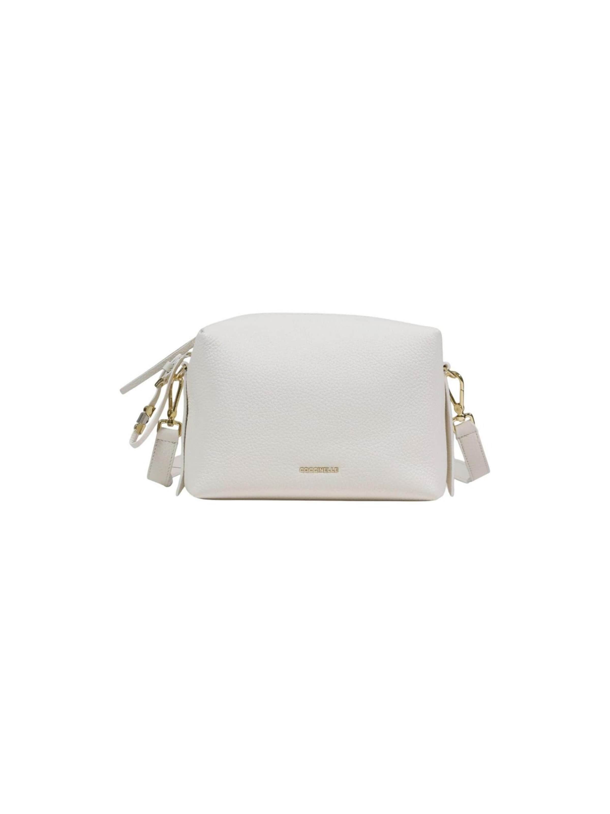 Sac bandoulière 'E1 U45 15 01 01 - NORY' Coccinelle en blanc : devant