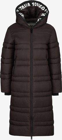 19V69 ITALIA Wintermantel 'Giuseppina' in Bruin: voorkant