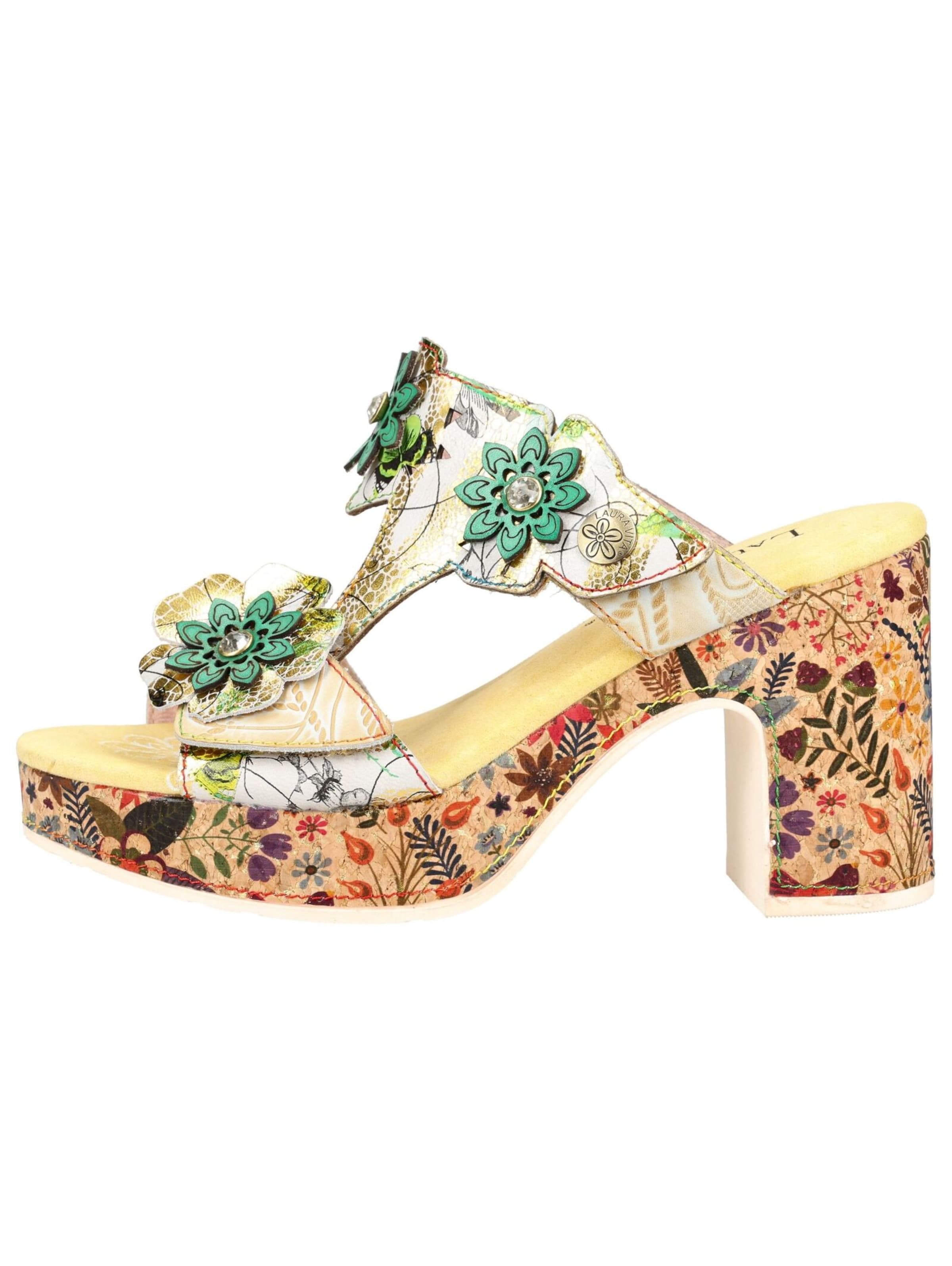 Laura Vita Pantolette in Beige