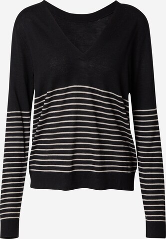 VILA Sweater 'ABELLA' in Black: front