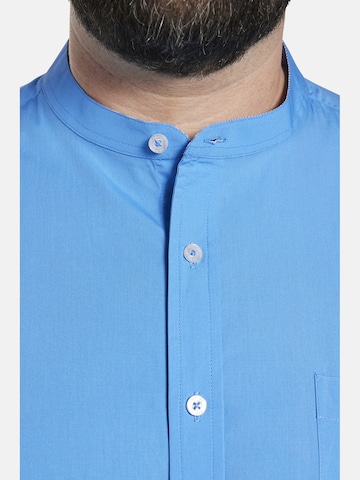 Charles Colby Comfort fit Overhemd ' Duke Sandford ' in Blauw