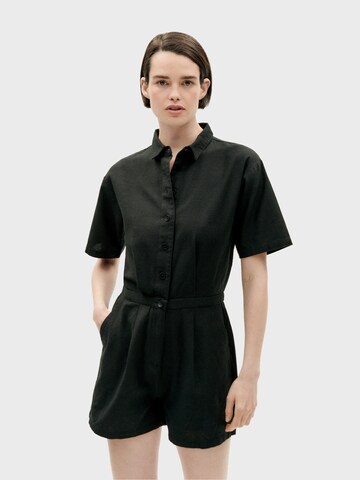 Thinking MU Jumpsuit ' AGATA ' in Black: front