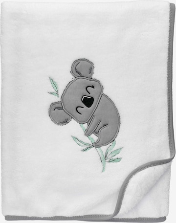 Baby Sweets Baby Blanket 'Baby Koala' in White: front
