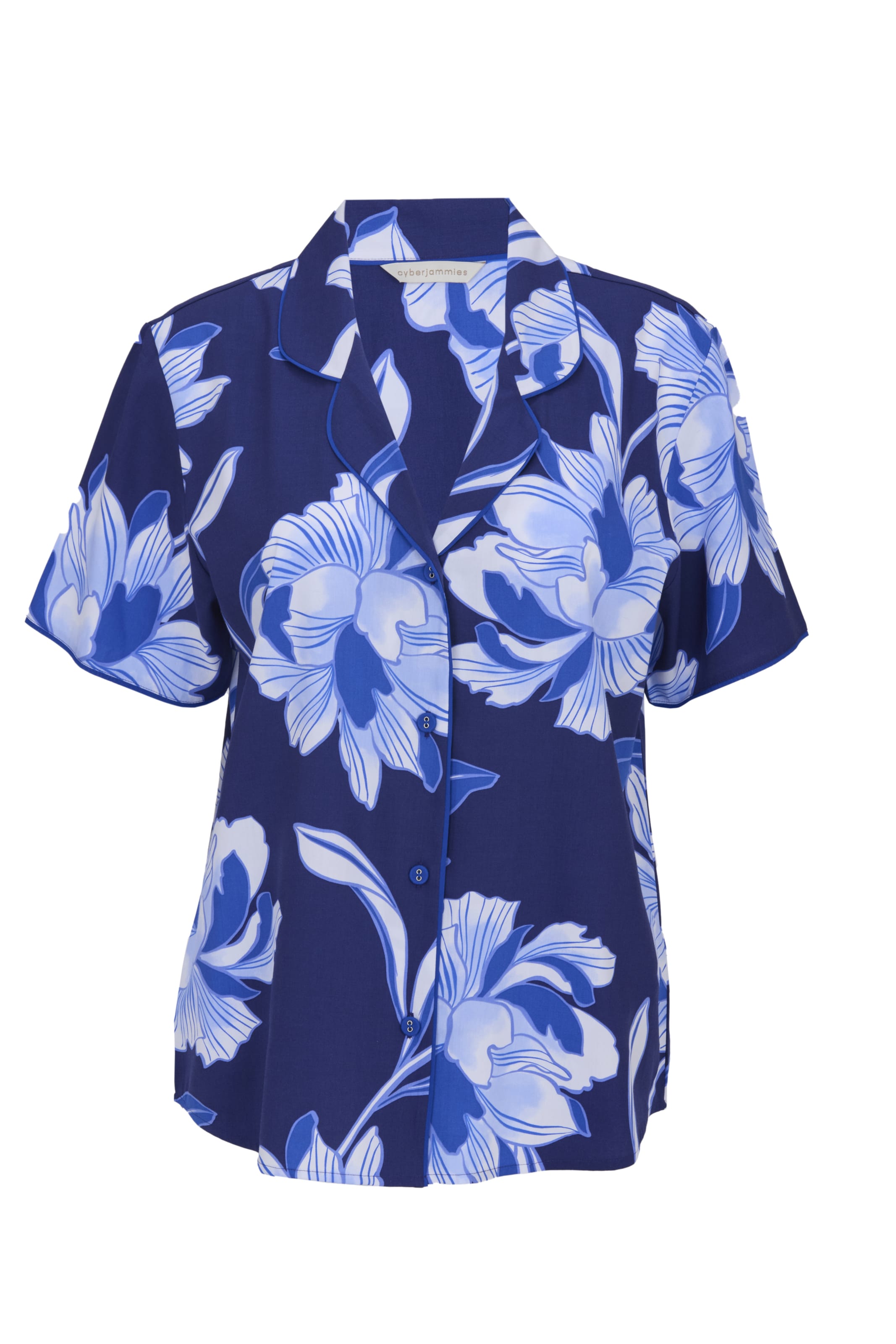 Cyberjammies Pajama shirt 'Essie' in Blue: front