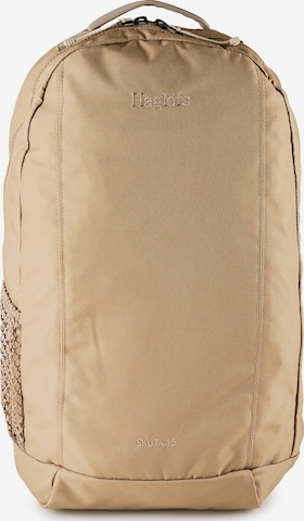 Sac à dos de sport Haglöfs en beige : devant