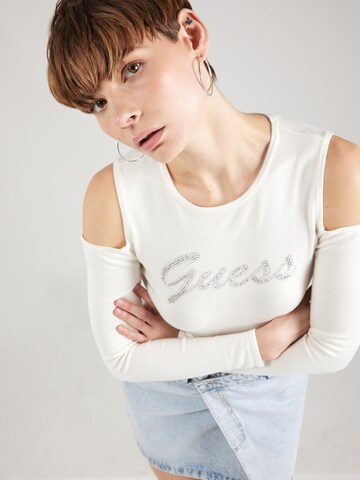GUESS Pullover in Weiß