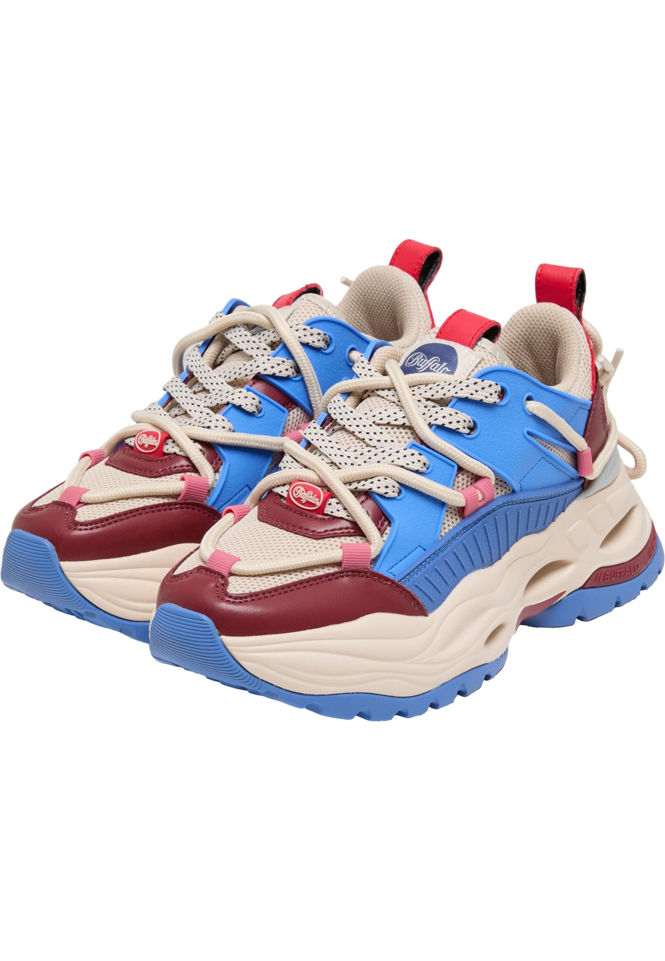 BUFFALO Sneaker 'Triplet Lace' in Beige