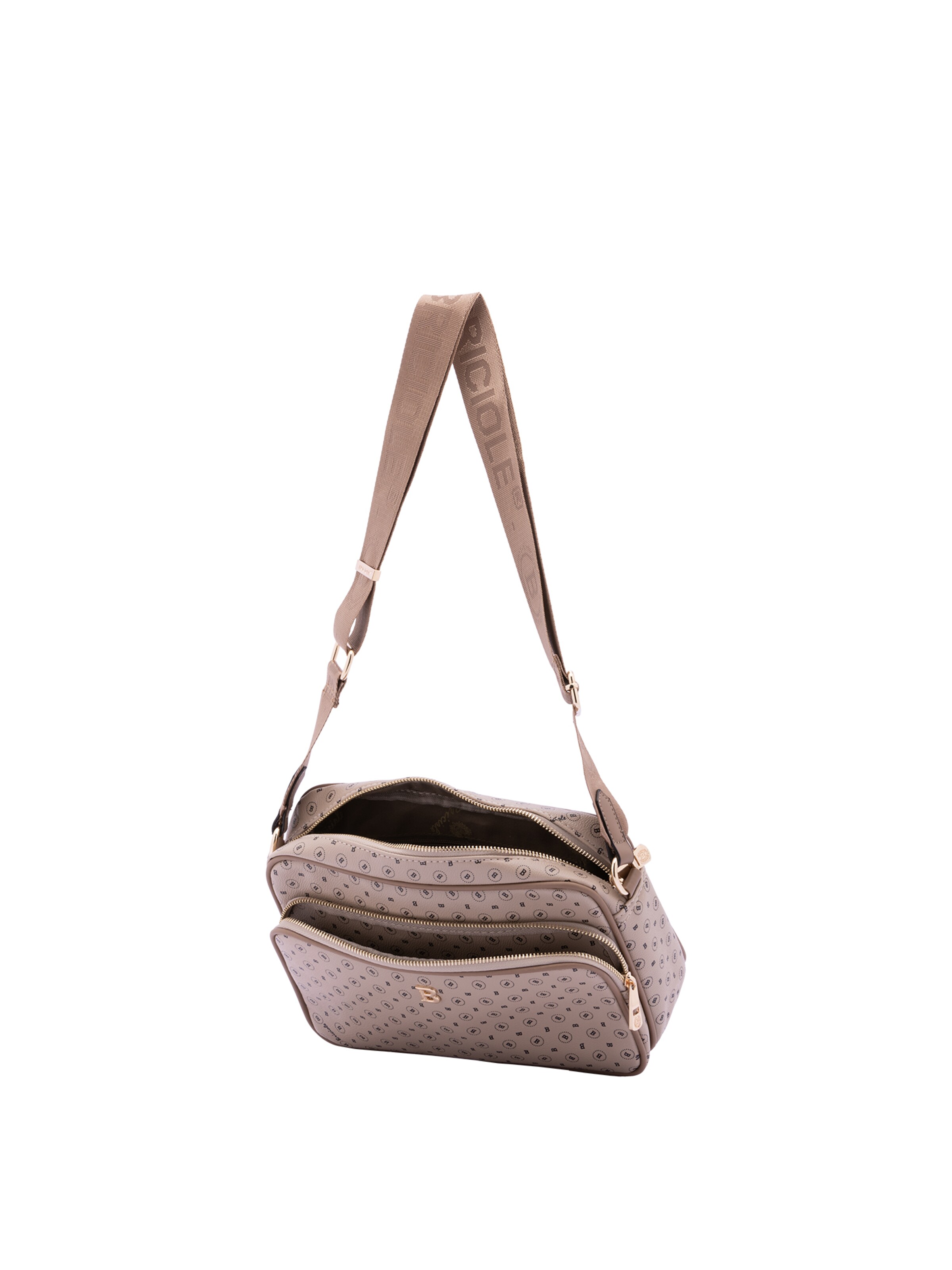 Briciole Crossbody bag in Brown: front
