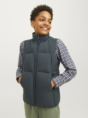 Jack & Jones Junior Weste in Grau: Vorderseite