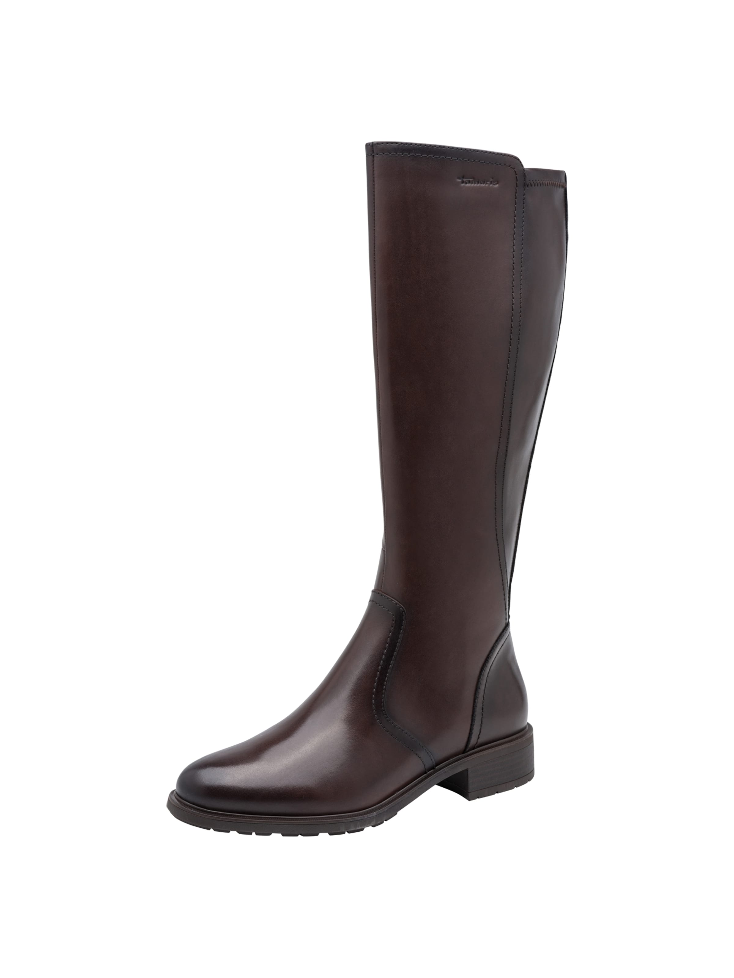 Tamaris Bottes en 36 en brun foncé, Vue avec produit