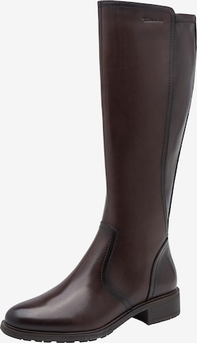 Bottes Tamaris en marron : devant