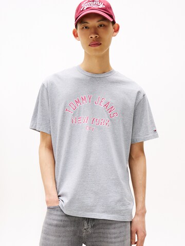 Maglietta di Tommy Jeans in grigio: frontale