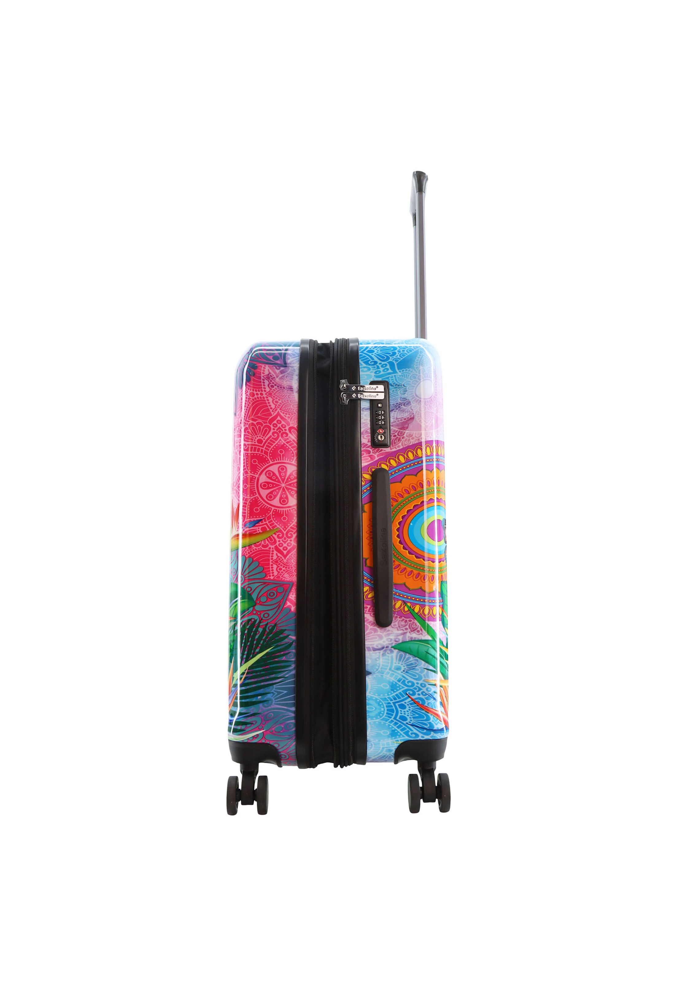 Saxoline Blue Suitcase in Mixed colors