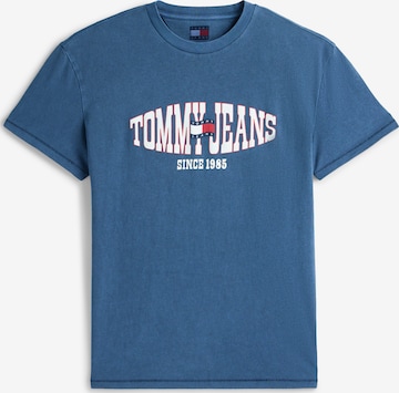 zils Tommy Jeans T-Krekls: no priekšpuses