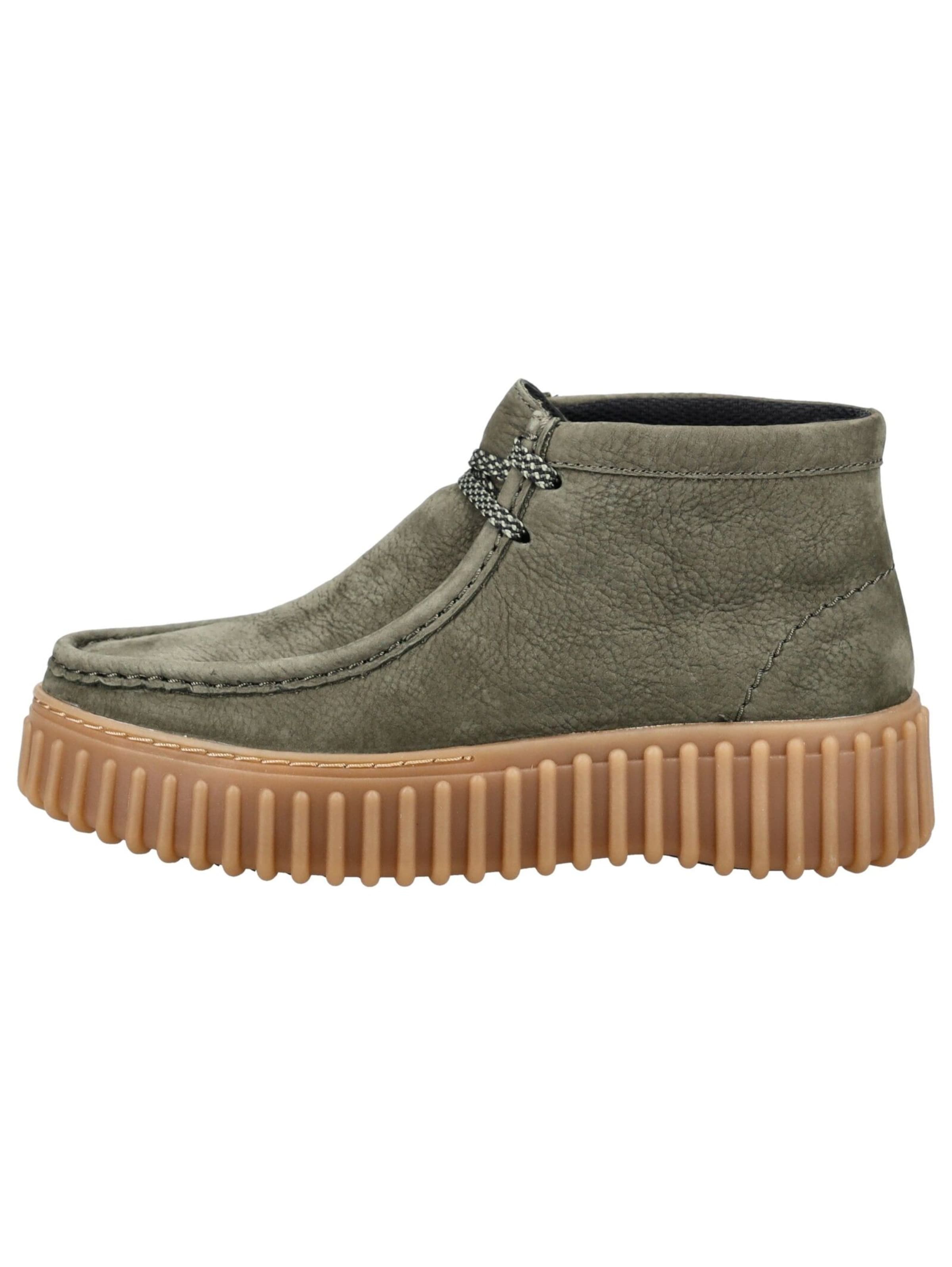Bottines à lacets CLARKS en vert